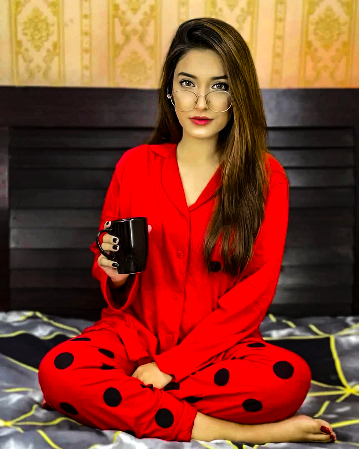 Red Button Style Nightwear