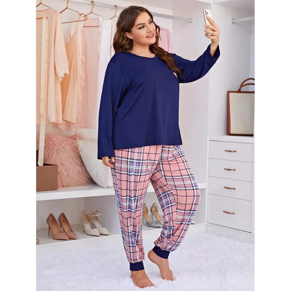 BLUE PINK CHECK STYLE