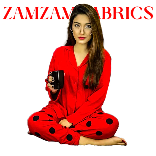 Red Button Style Nightwear