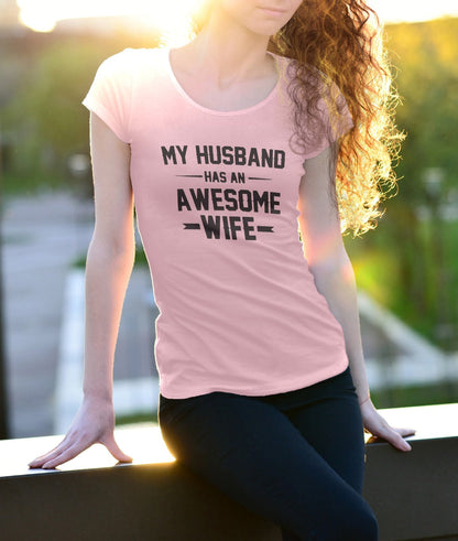 HUSBAND HAS AWSM WIFE nightwear for women